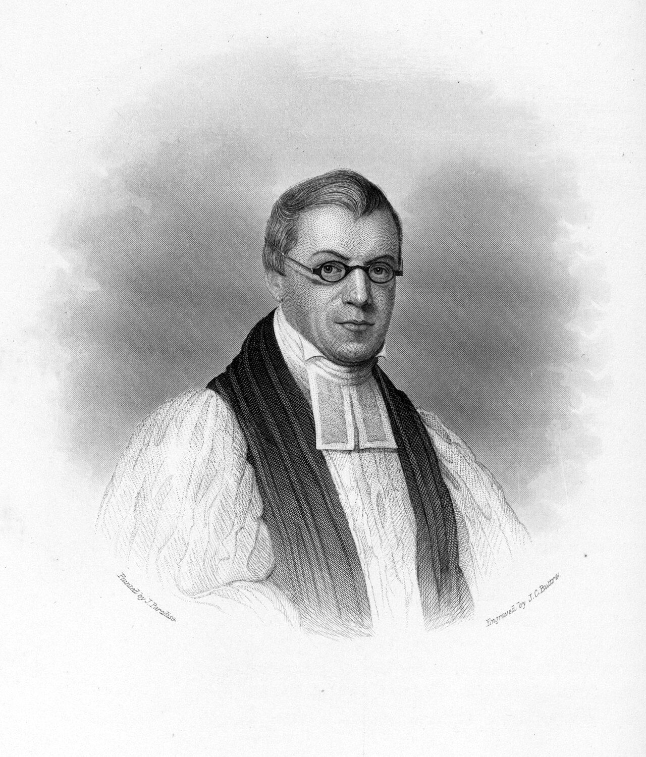 Retrato histórico de John Henry Hobart como bispo episcopal de Nova York