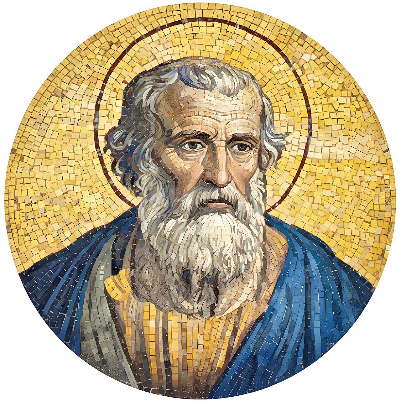 Página da Wikipédia com retrato histórico ou ícone tradicional de São Fabiano, papa mártir, acompanhado de biografia detalhada.