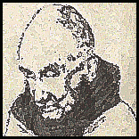 Retrato oficial de Thomas Merton como monje trapense, junto a posibles imágenes adicionales de su vida y monasterio.